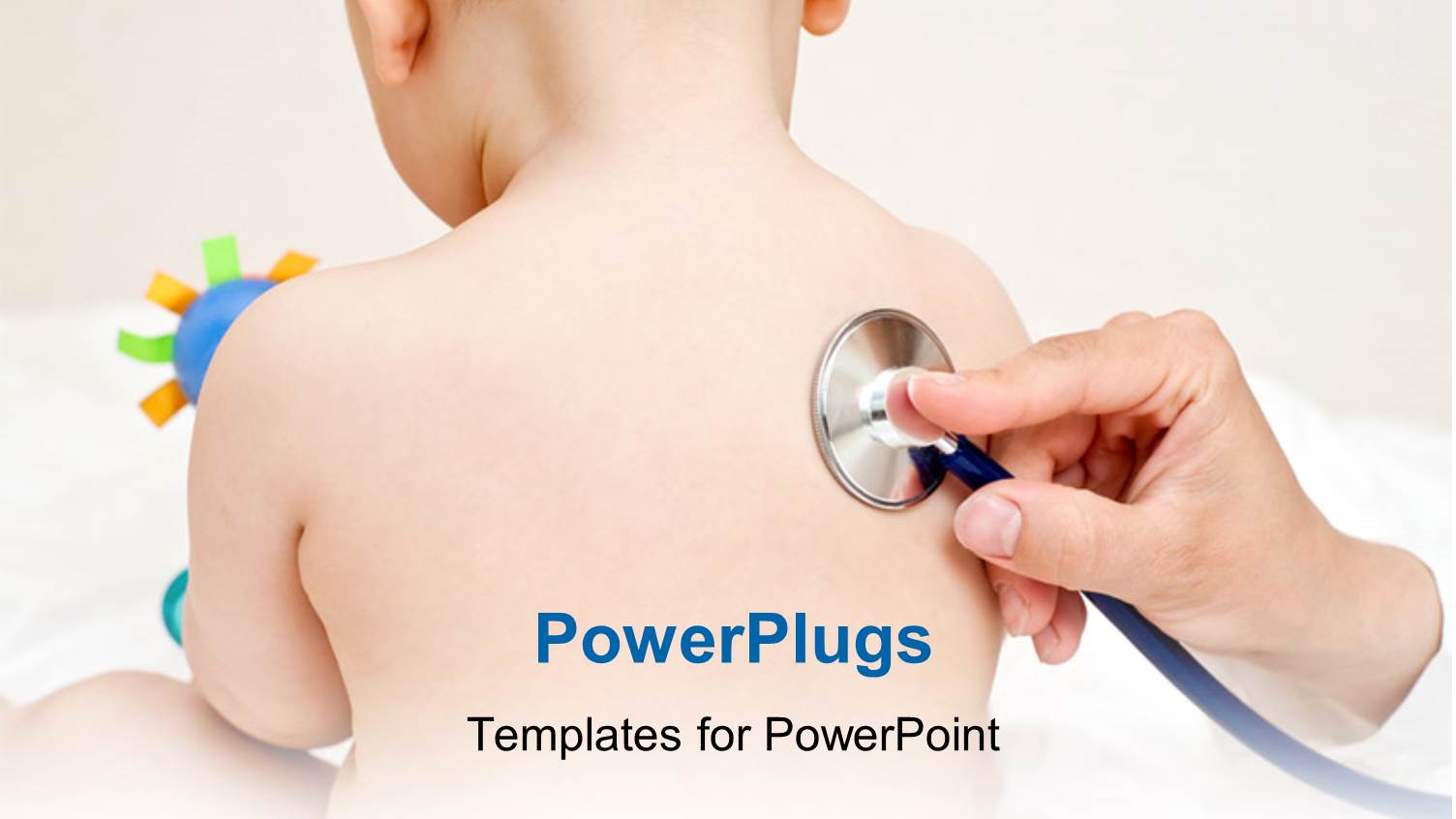 a Doctor Checking the Kid with Stethoscope