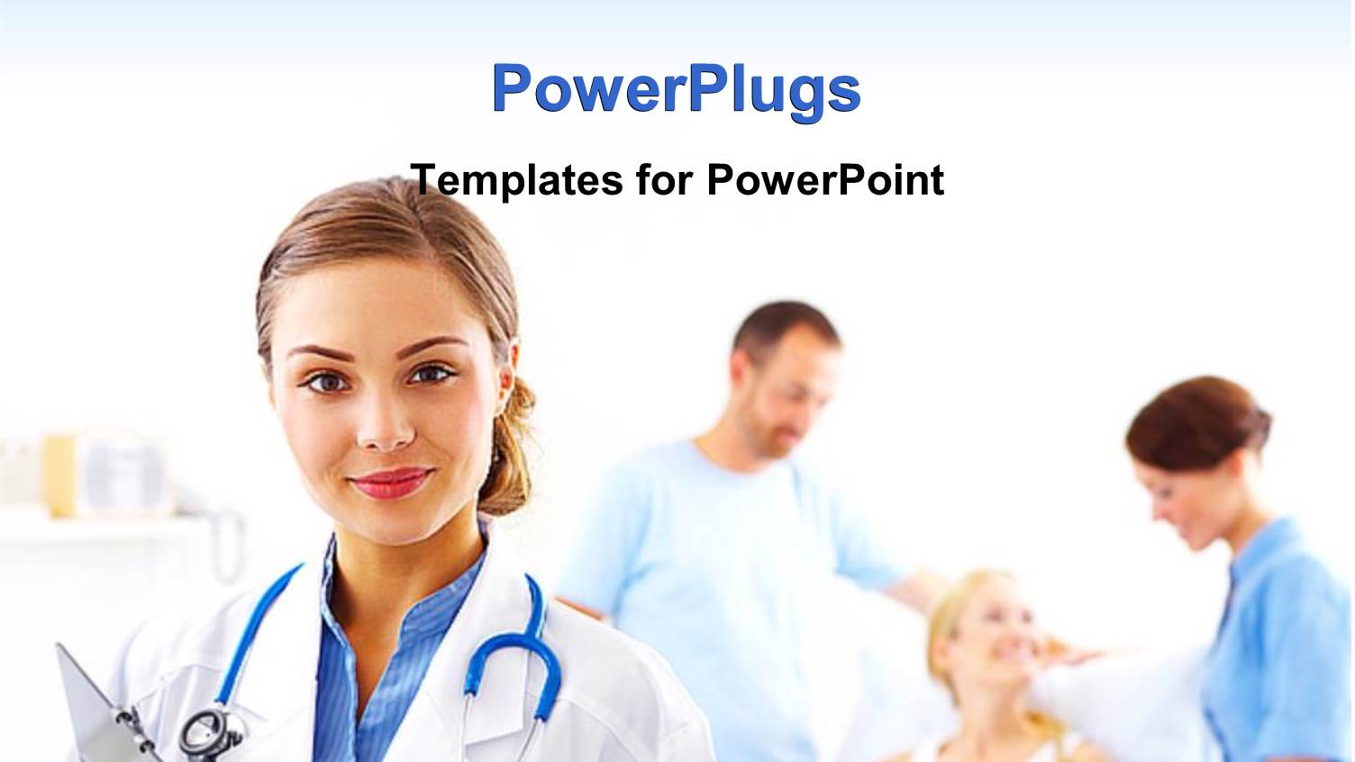 Doctor Nurse with Stethoscope and Clipboard, Patients, Medical Care