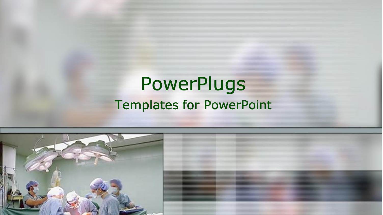 Doctors in a Surgical Room with Lights Working