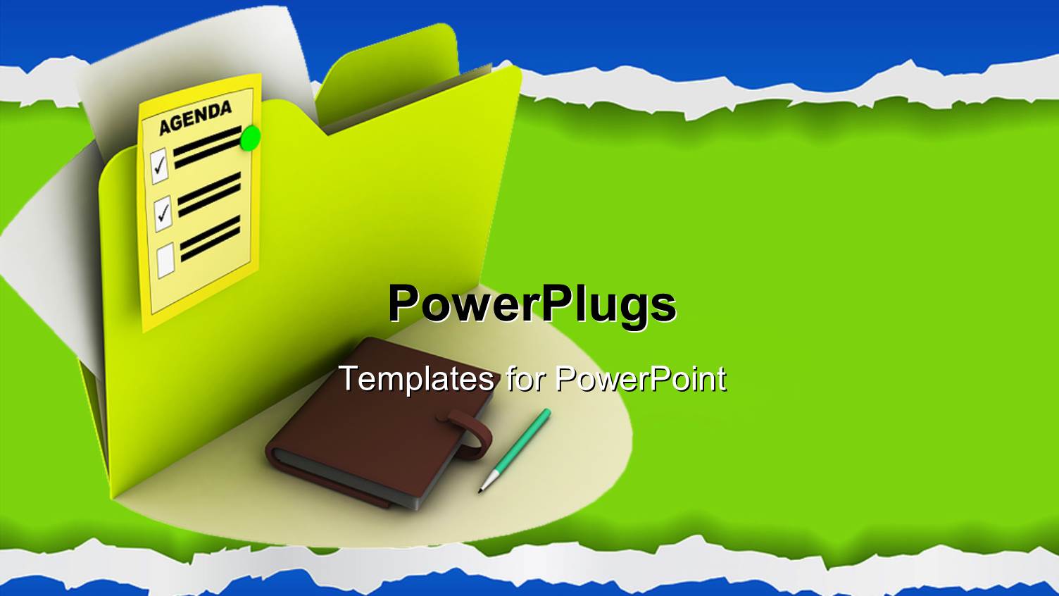 the Document with Agenda Written on it Along with a Diary and a Pen