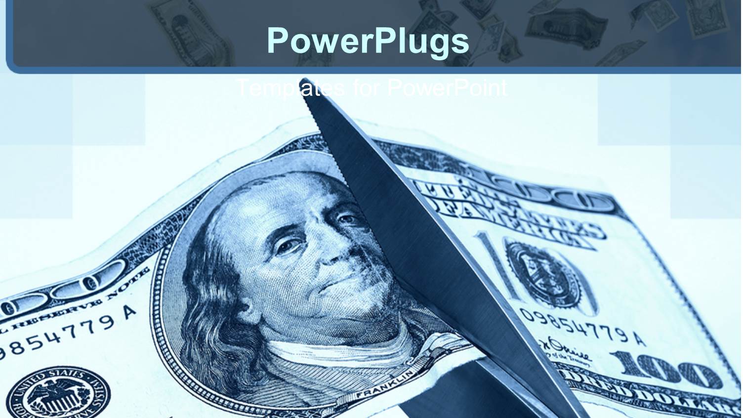 a Dollar Note Being Cut from the Middle