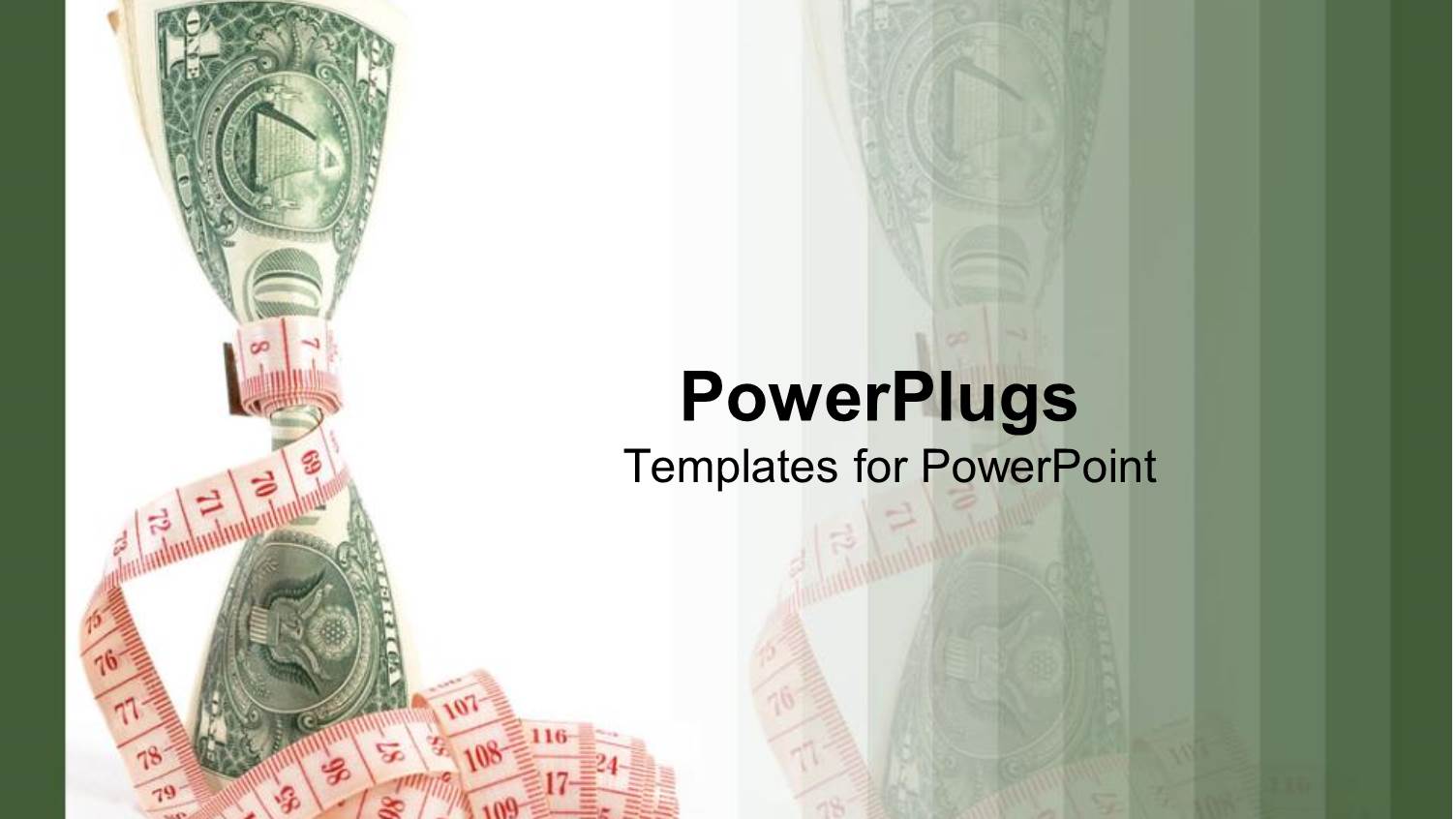 the Dollar Note is Being Tied from the Middle by a Measuring Tape