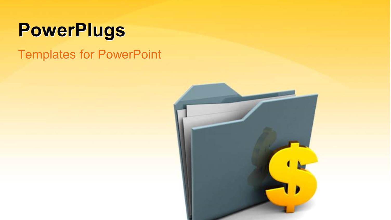 Dollar Sign with Grey Color Folder Icon