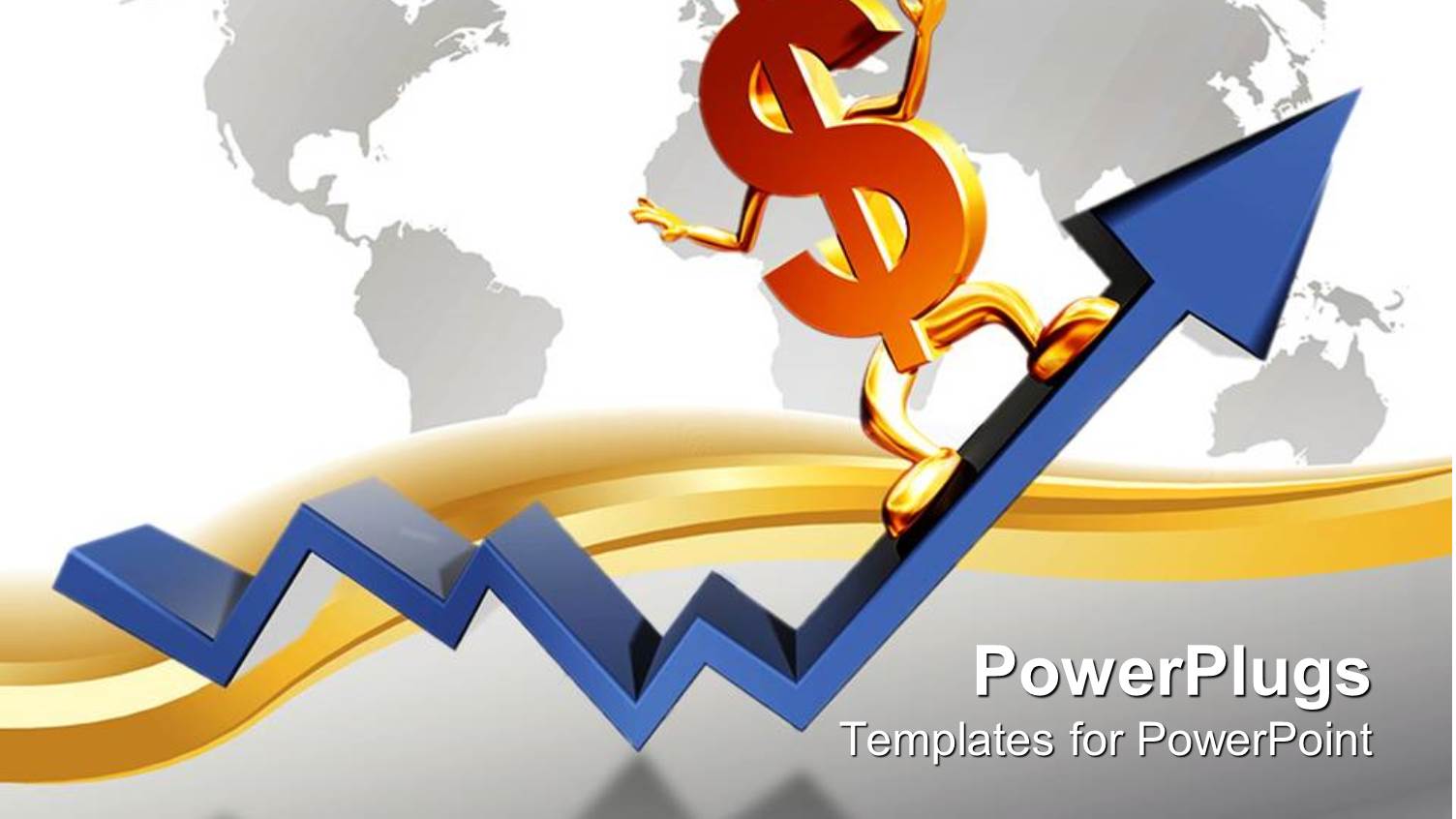 the Dollar Sign on the Growth Arrow