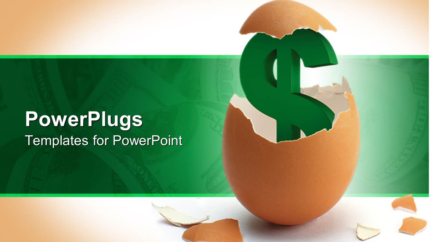 a Dollar Sign Inside an Egg