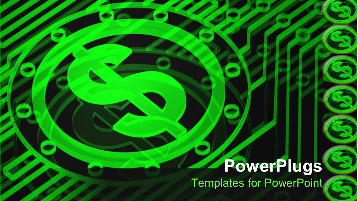 a Dollar Sign in the Middle and a Number of Dollar Signs on the Side