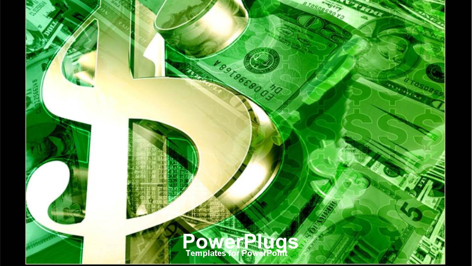 Dollar Sign Symbol with Green us Bills, Currency, Finance