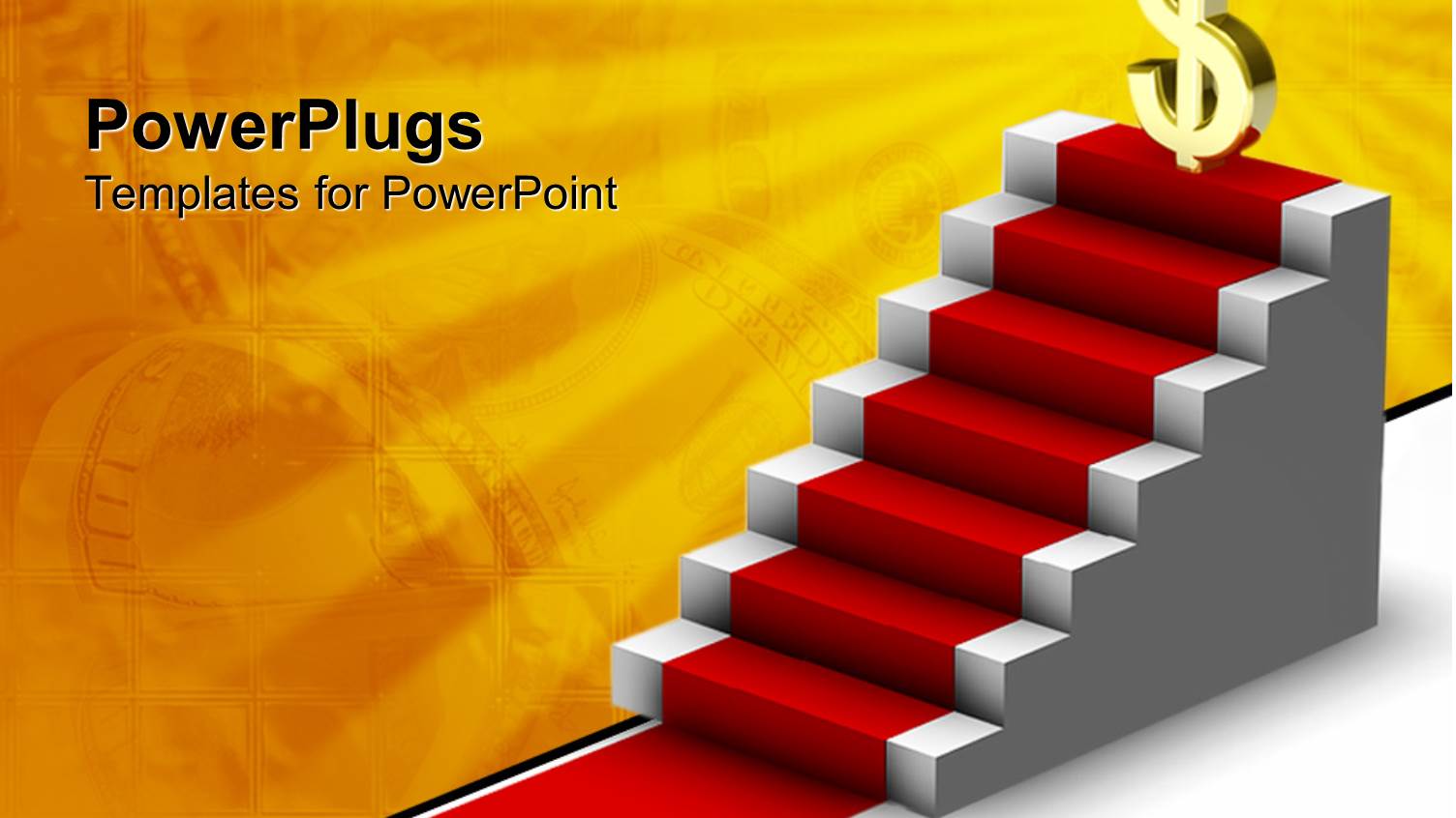 a Dollar Sign on Top of the Podium