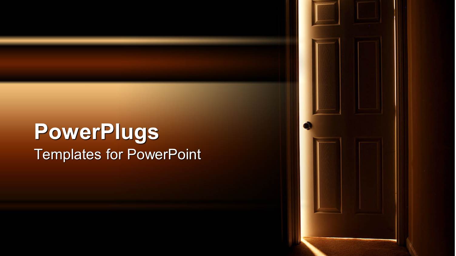 Door Getting Open to Display Light from the Interior of a Dark Room