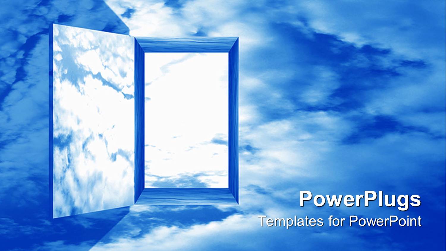 Doorway Passage to Heaven, Blue Sky, Clouds