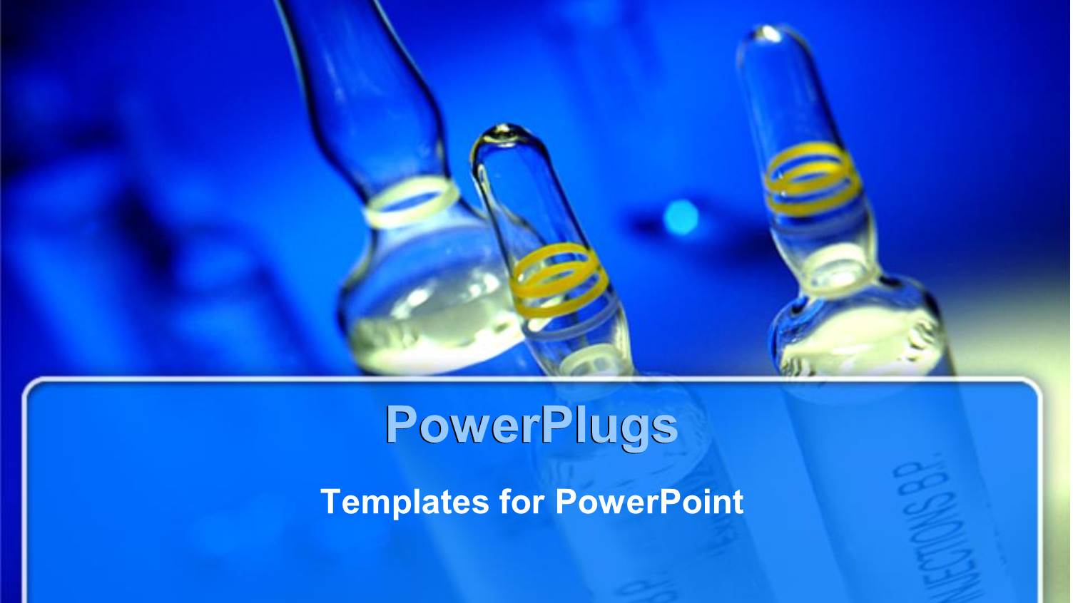 Drug Vials, Medications, Pharmaceuticals, Blue Background