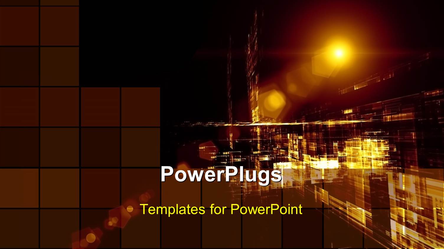 a Distant View of a Street in the Night with Lots of Lights