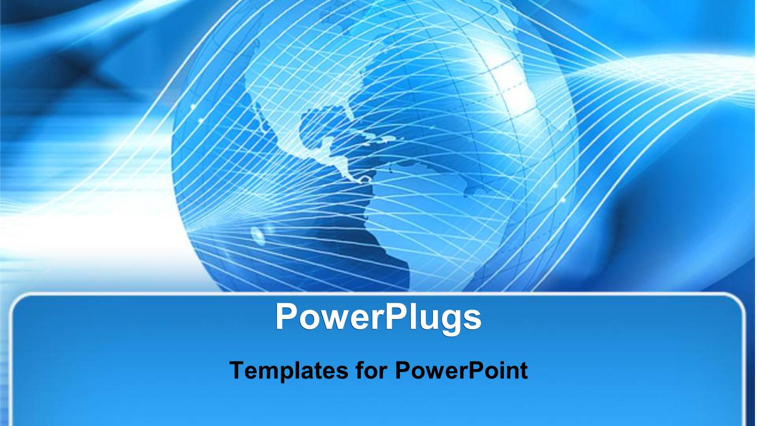 Earth Globe Caught in Abstract Net with Glow in Background 