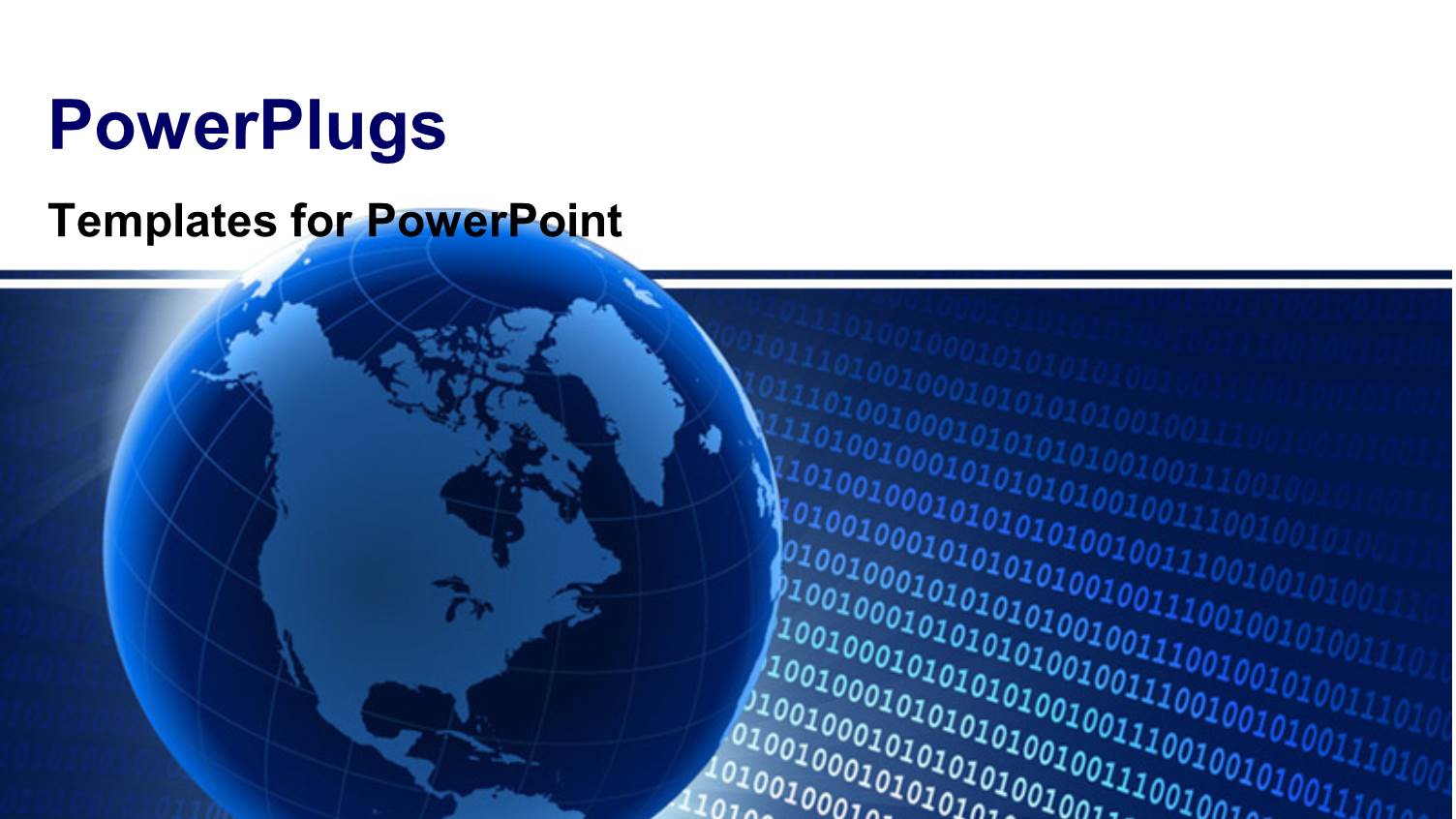 Earth Globe Over Background with Multiple Binary Codes