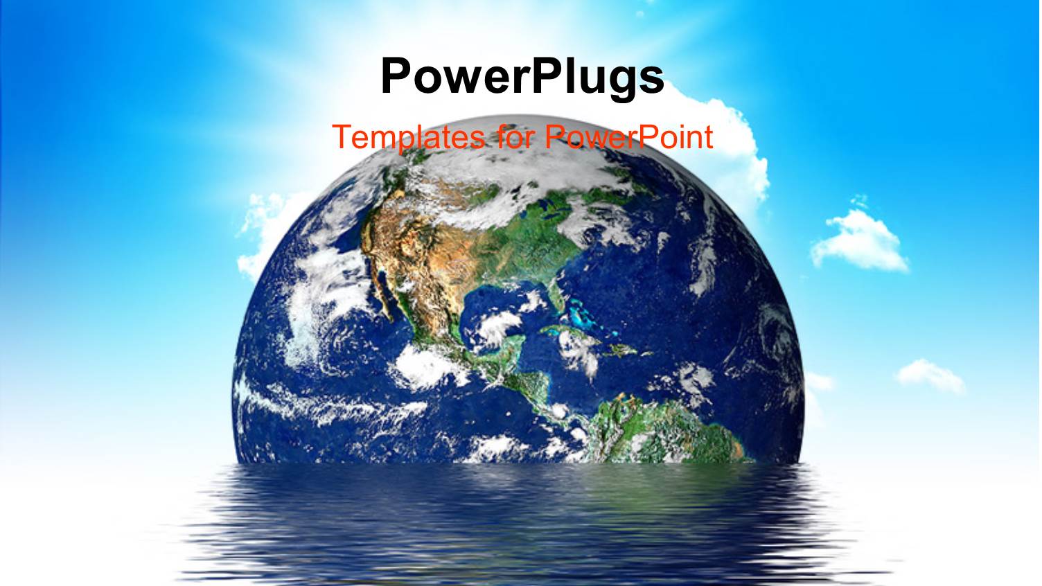 Earth Melting into a Puddle Showing the Effects of Global Warming