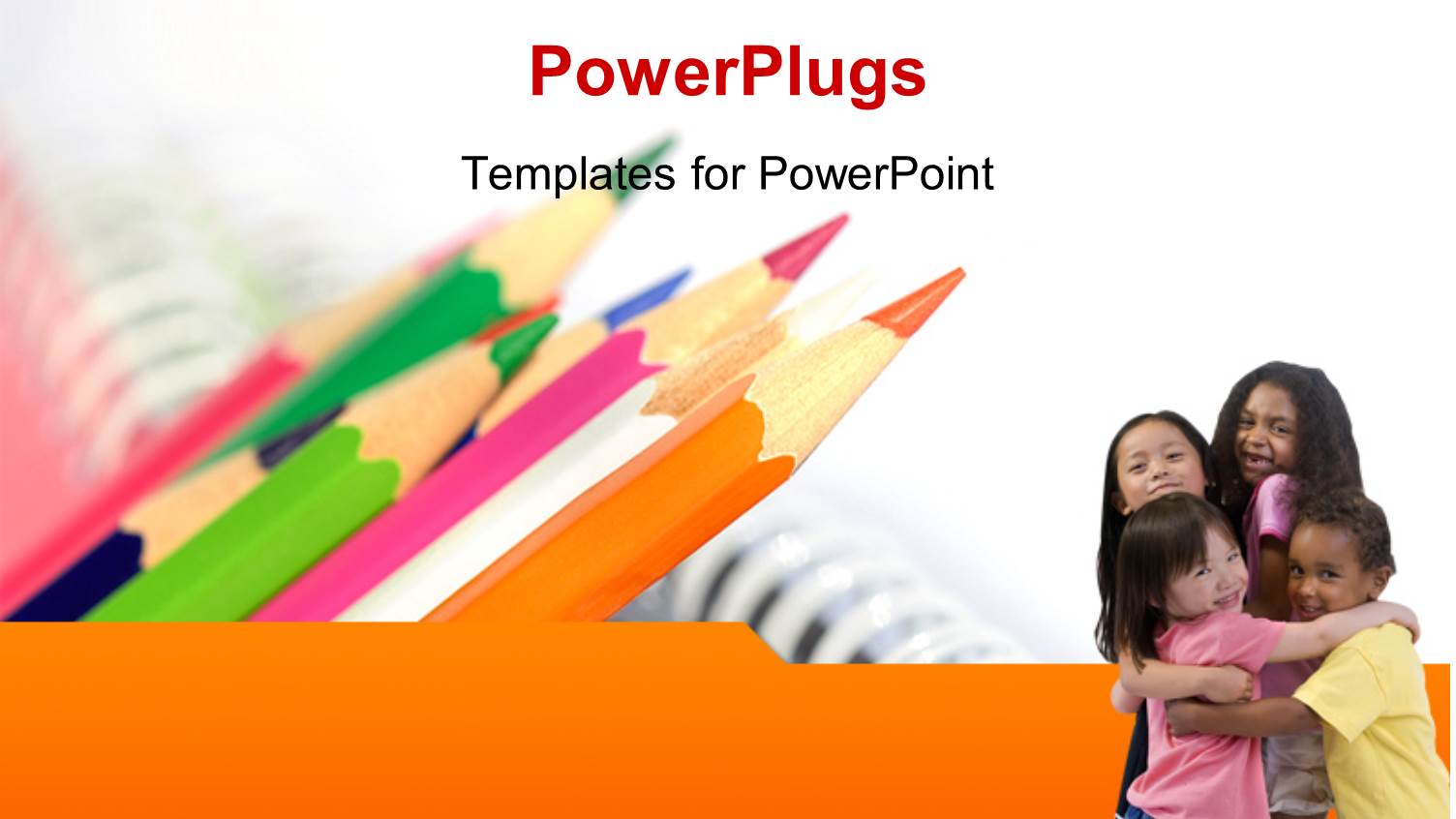 Education Importance Using Colored Pencils and Kids Having Spiral Note Books