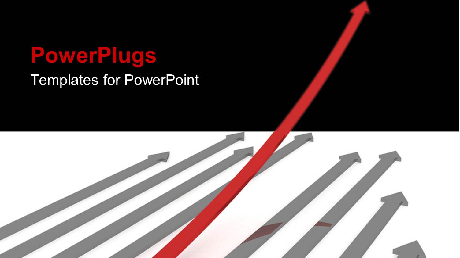 Eight Silver Colored Arrows with One Outstanding Red One