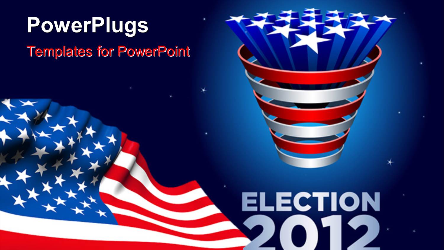 an Election Year of America with American Flag