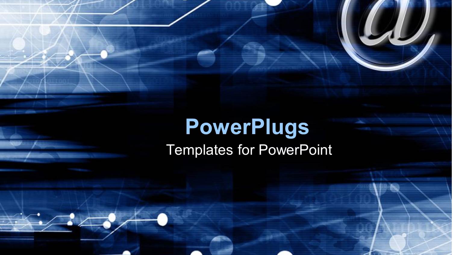 Email Symbol on a Dark Blue Background