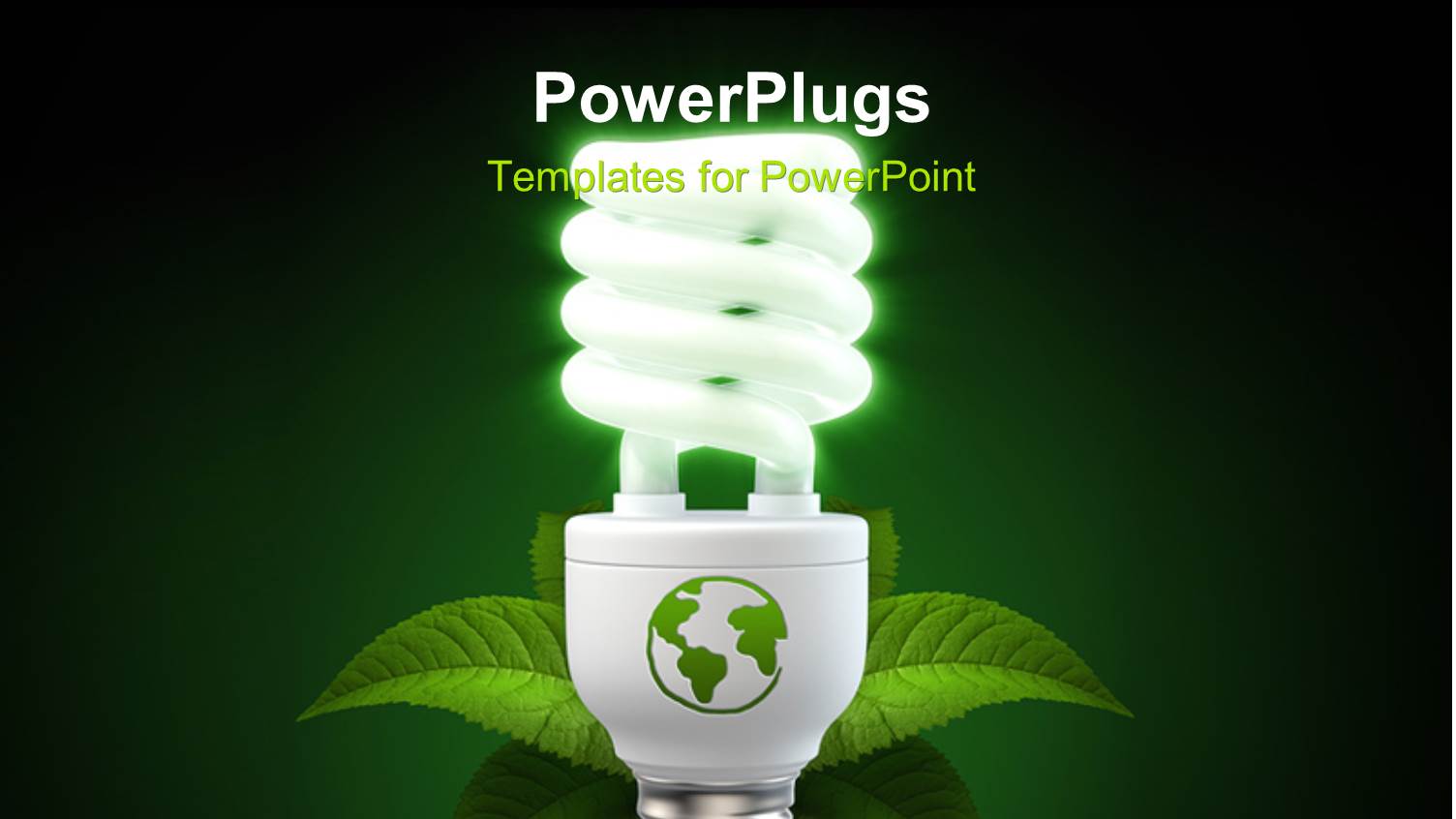 an Energy Saver with a Plant in the Background