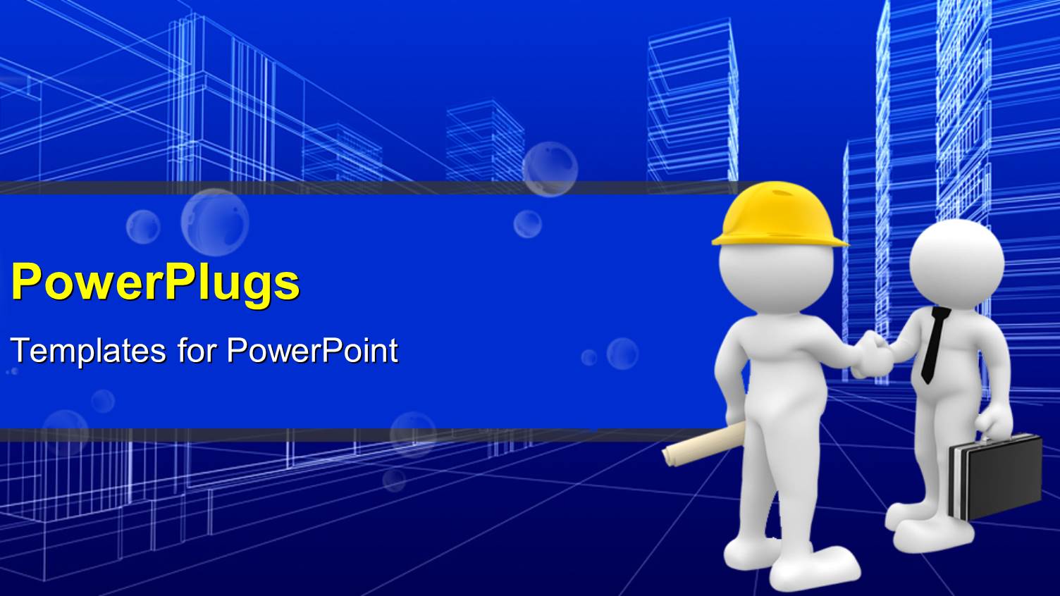 Agreement Reached as Engineer Shake Hands with Businessman in Industrial Area