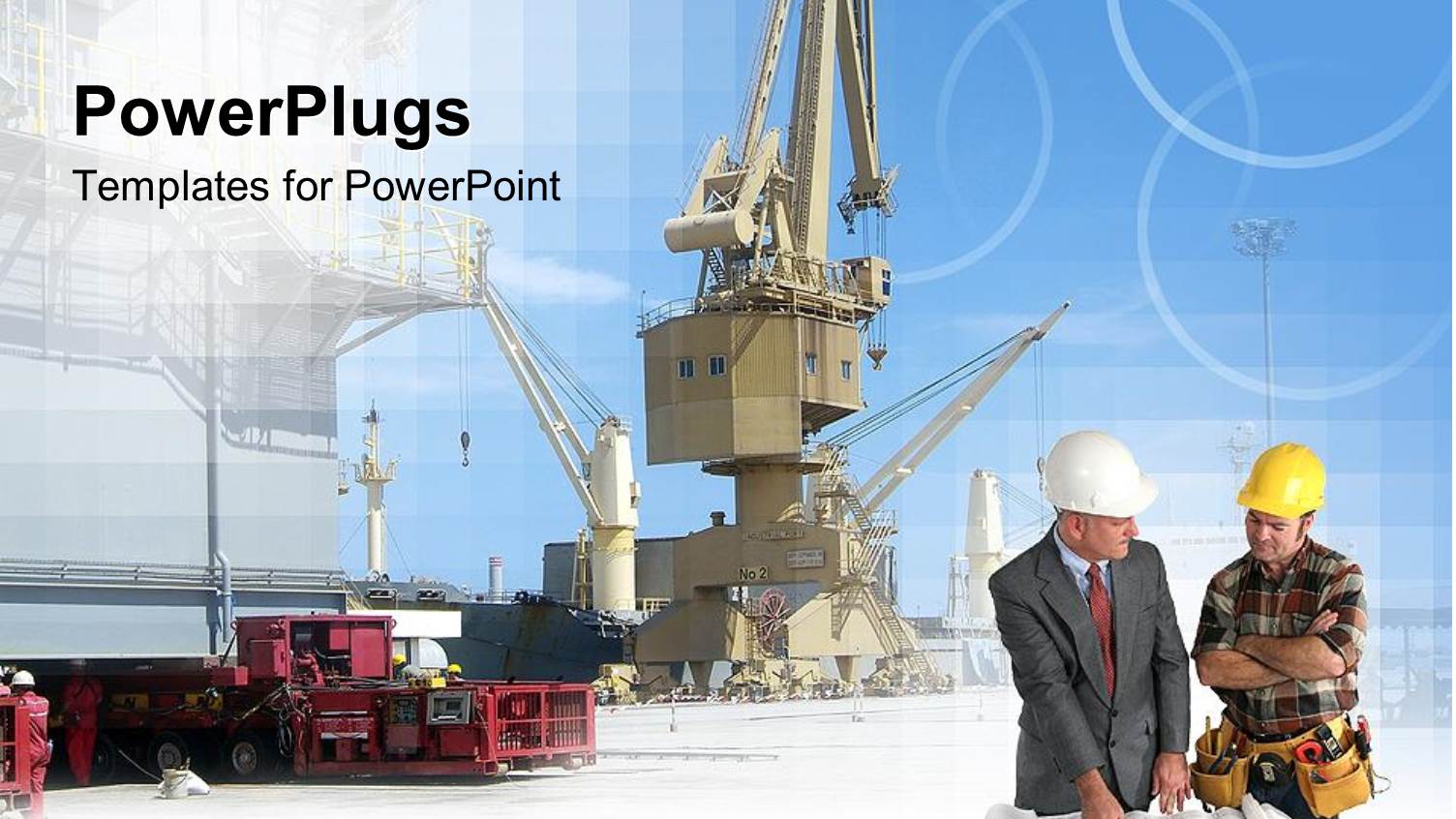 Engineers Working on Construction Site big Machinery 