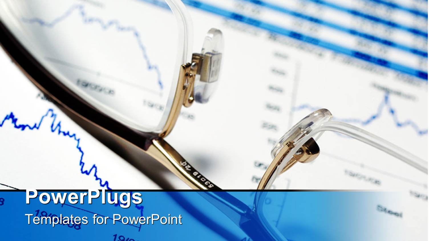 Eye Glasses Sitting on Financial Report Charts, Finance, Investing, Wealth Management