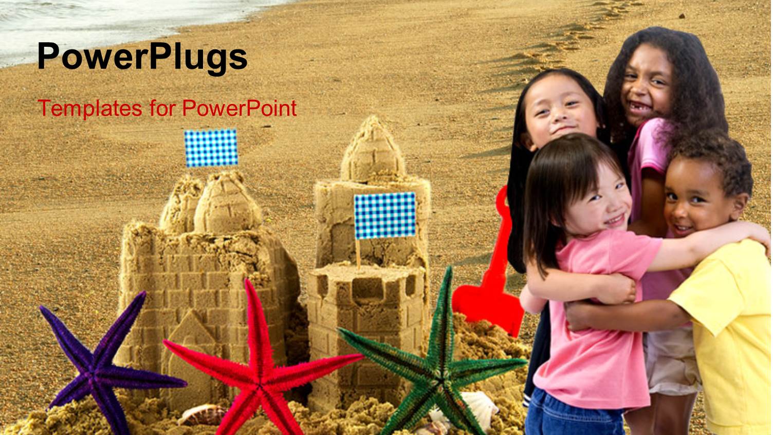 a Family Enjoying Together on the Beach