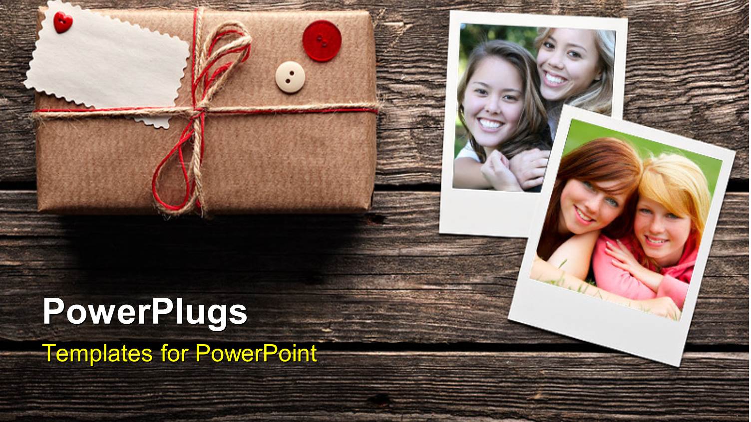 Family Love and Care with Frames and Gift