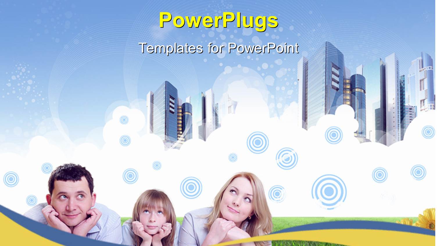 a Family of Three Lying on a Grass Field