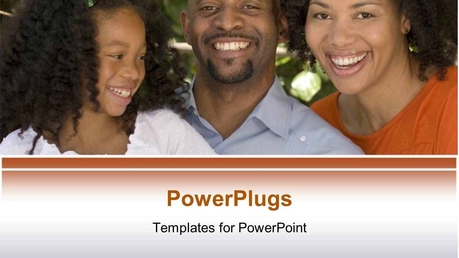 a Family Together with Tees in the Background