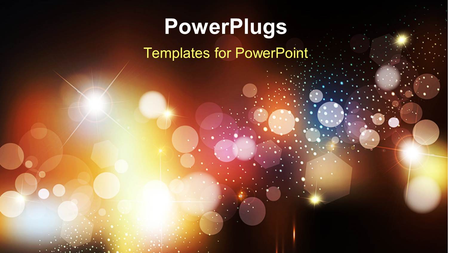 Fantastic and Elegant Bokeh Effect with Black Color