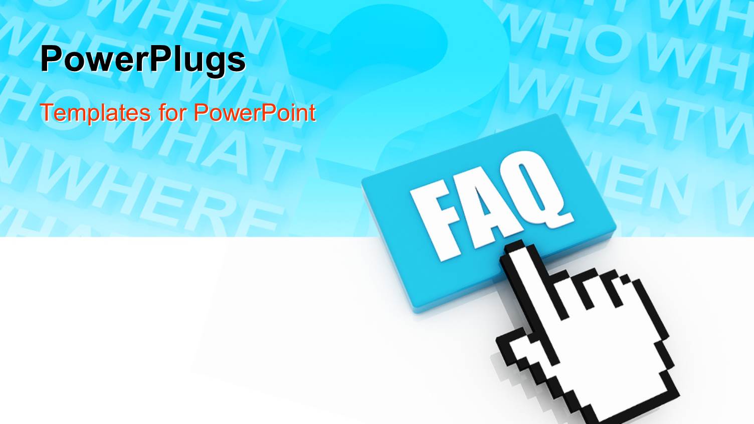 FAQ Concept with Keywords