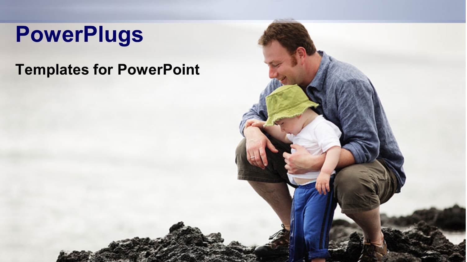 Father with little Son Enjoying with Water