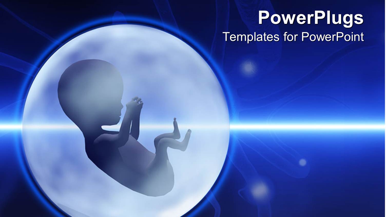 Fetus in the Mother's Womb with a Ray of Light Passing from the Center