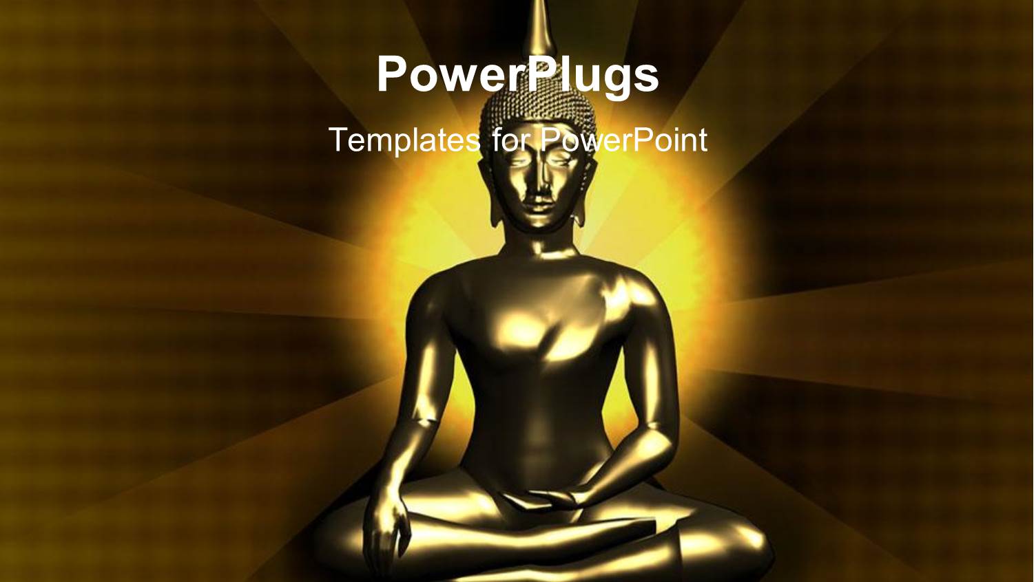 a Figure of Buddha Along with Light in the Background