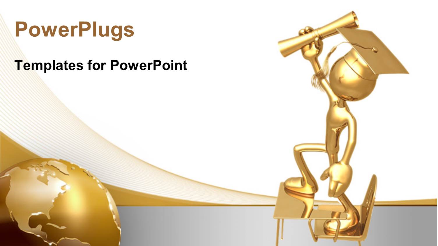 a Figure Holding the Degree with a Golden Globe