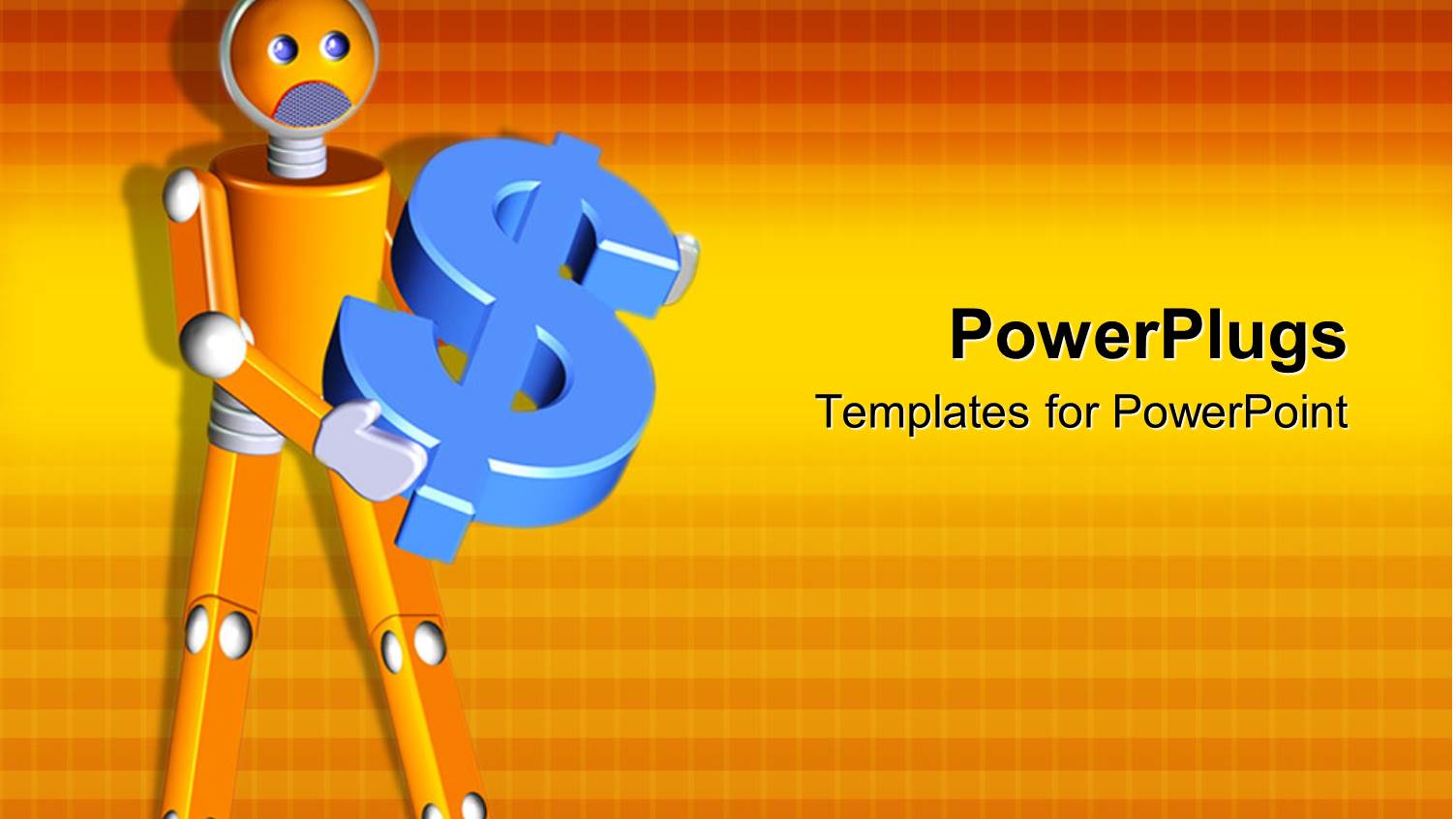 a Figure Holding the Dollar Sign