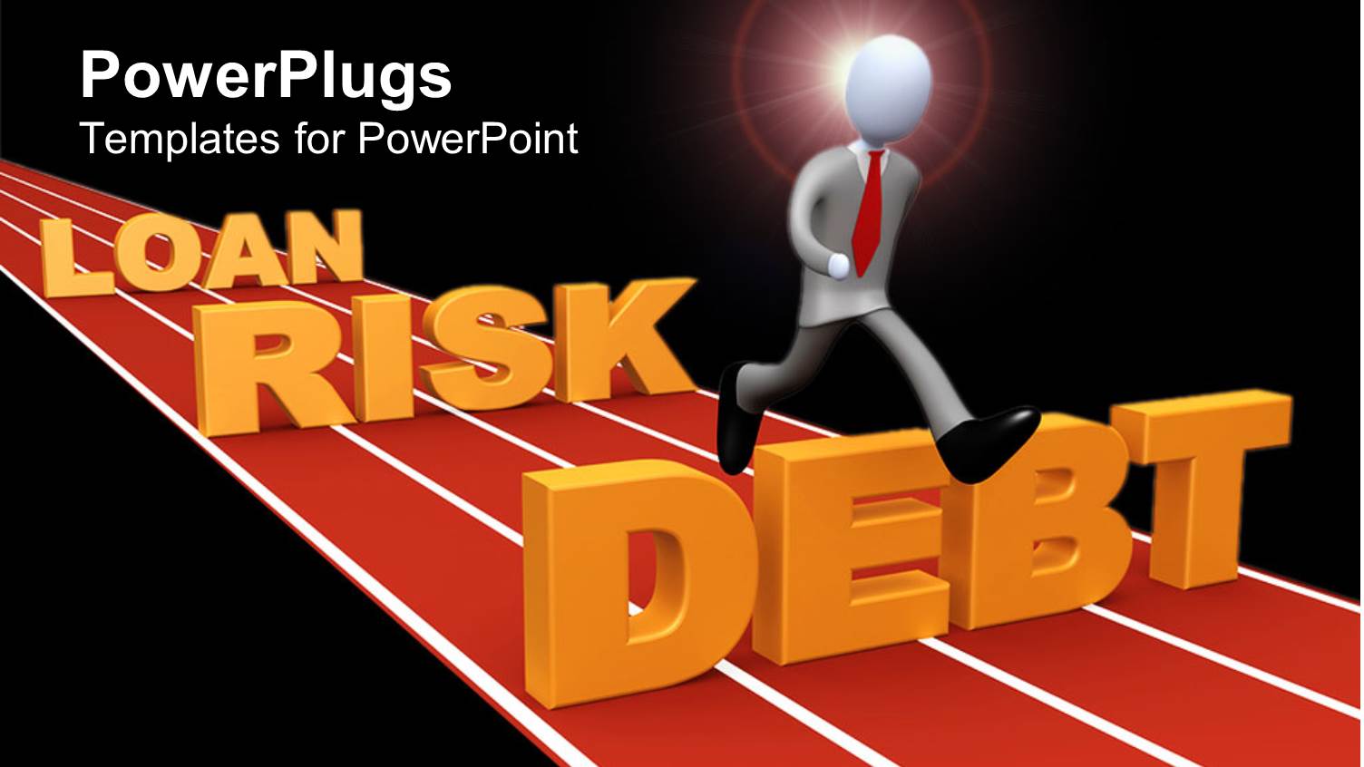 a Figure Running on a Race Track Regarding Finance