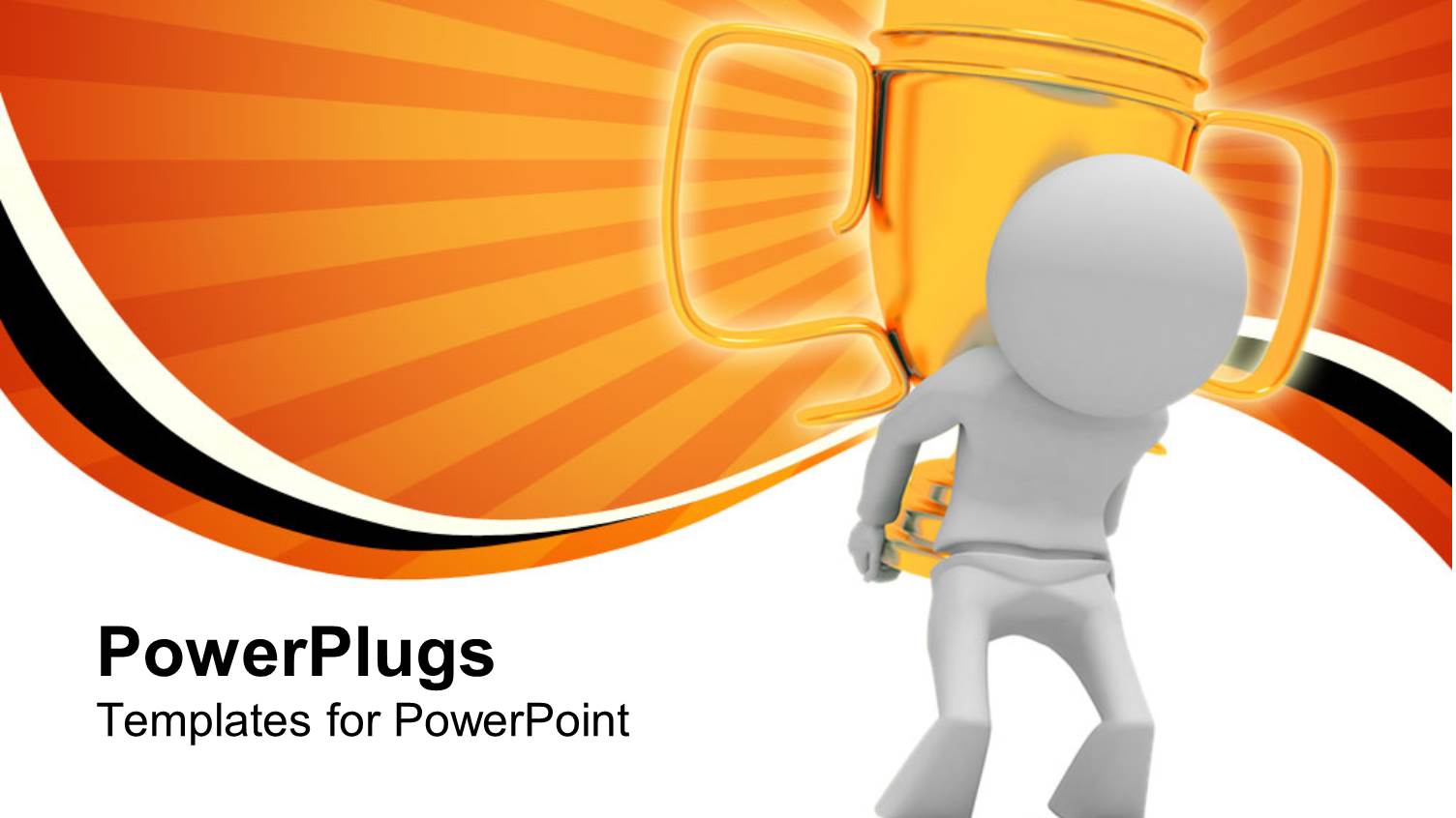 the Figure of a Winner Carrying a Cup on the Back