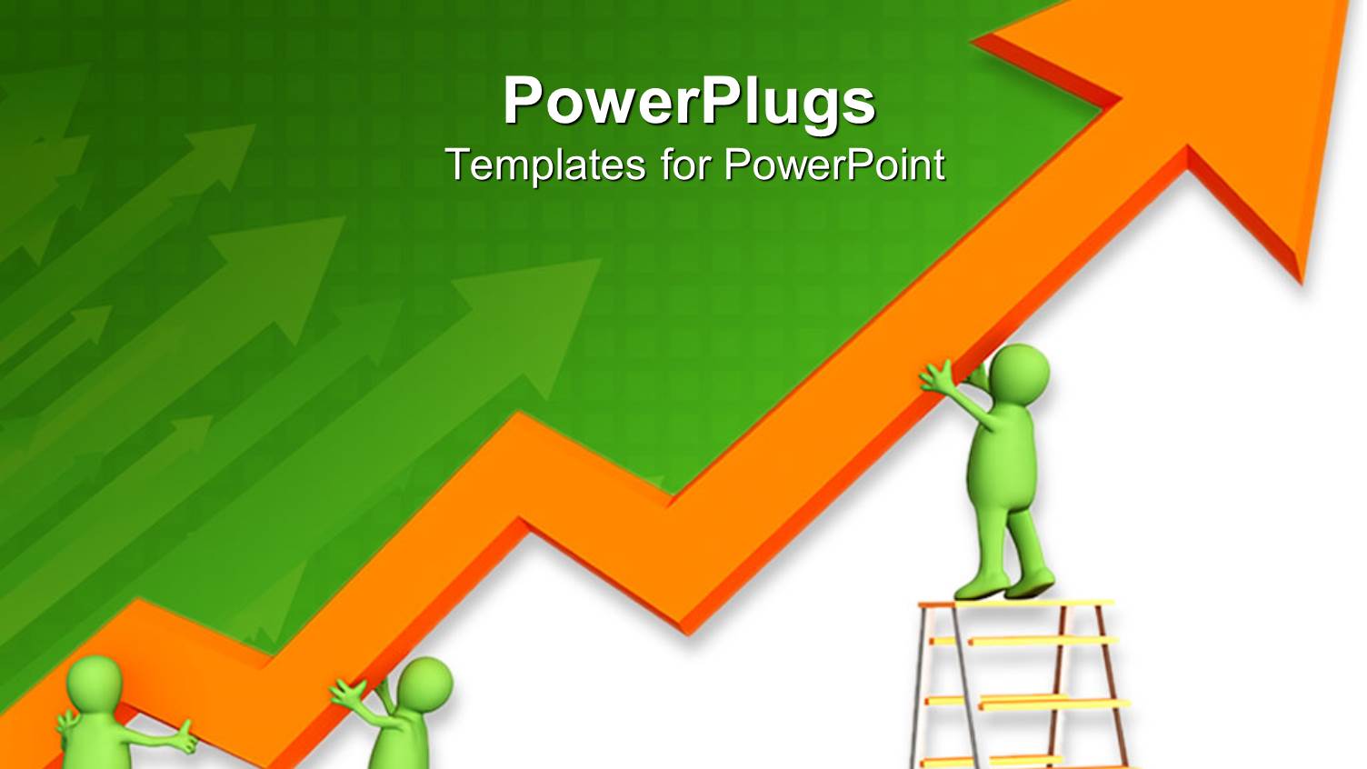 a Figure Working on the Growth Arrow