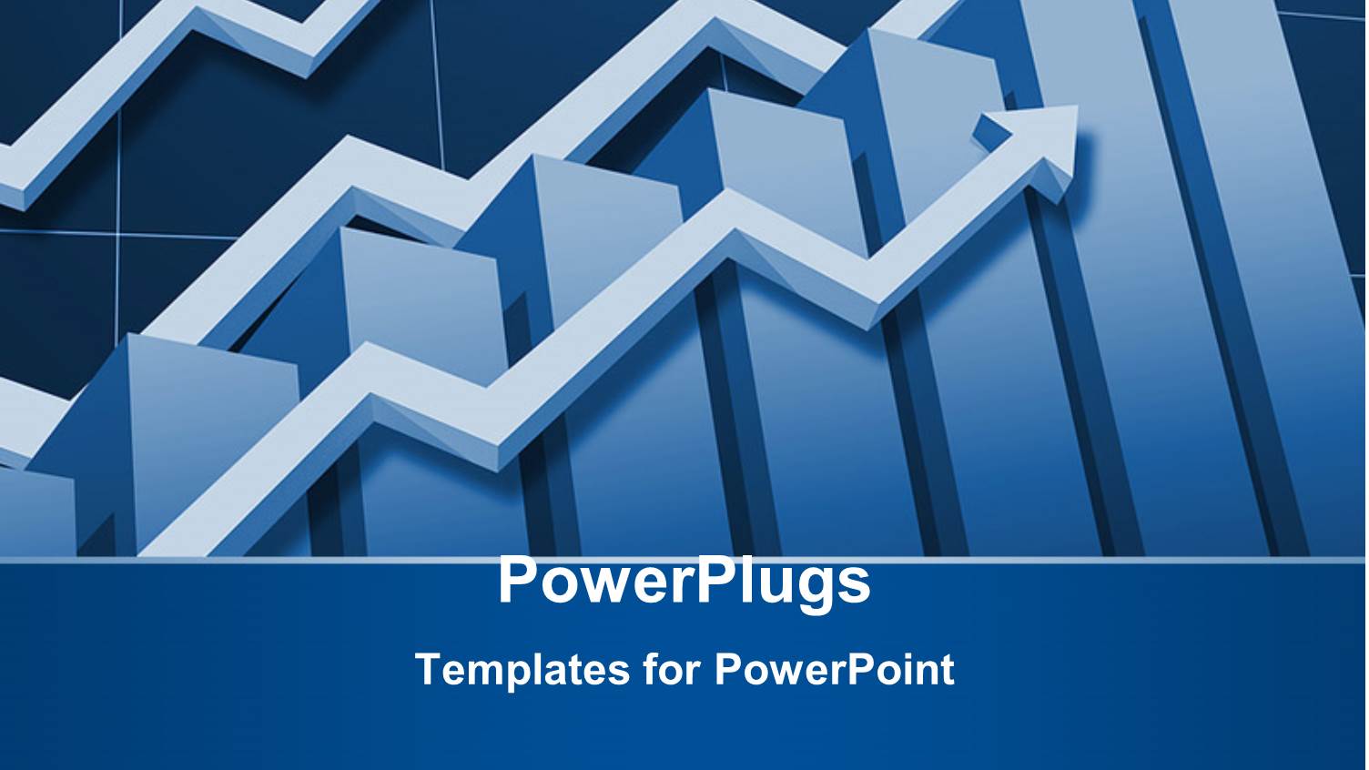 Financial Chart Depiction with Bar Chart and Upward Stock Arrows
