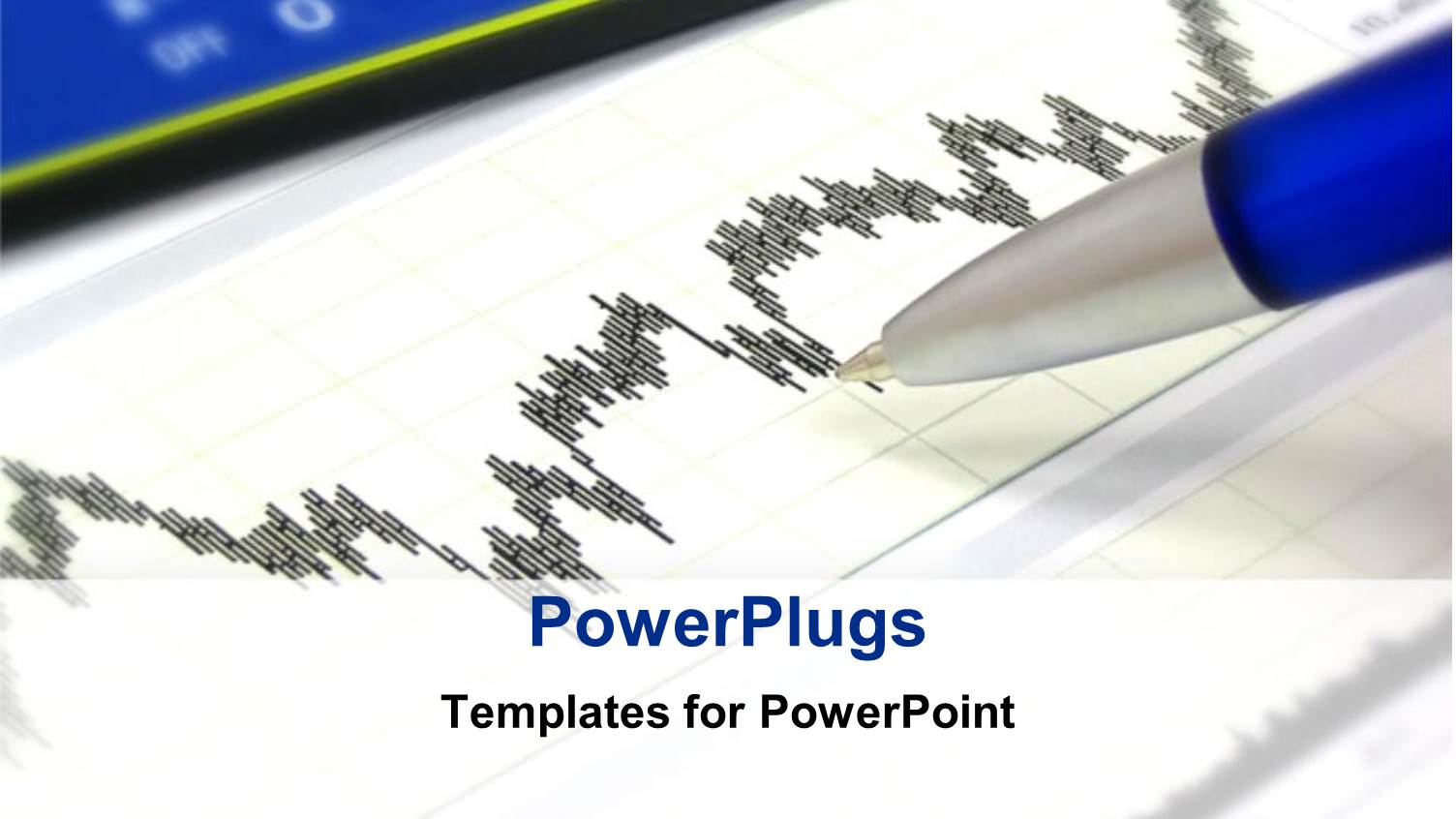 Financial Chart with Pen, Calculator, Finance, Investing, Budgeting