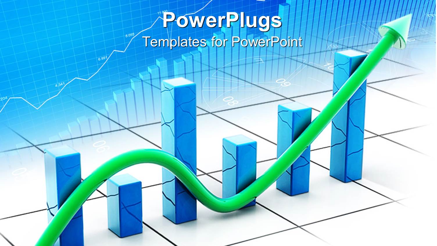a Financial Growth Table with its Reflection in the Background