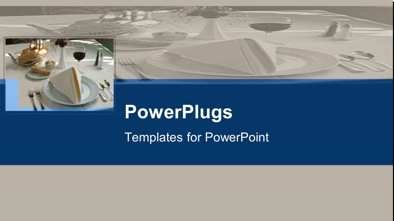 Fine Dining Table with Place Settings, Hospitality