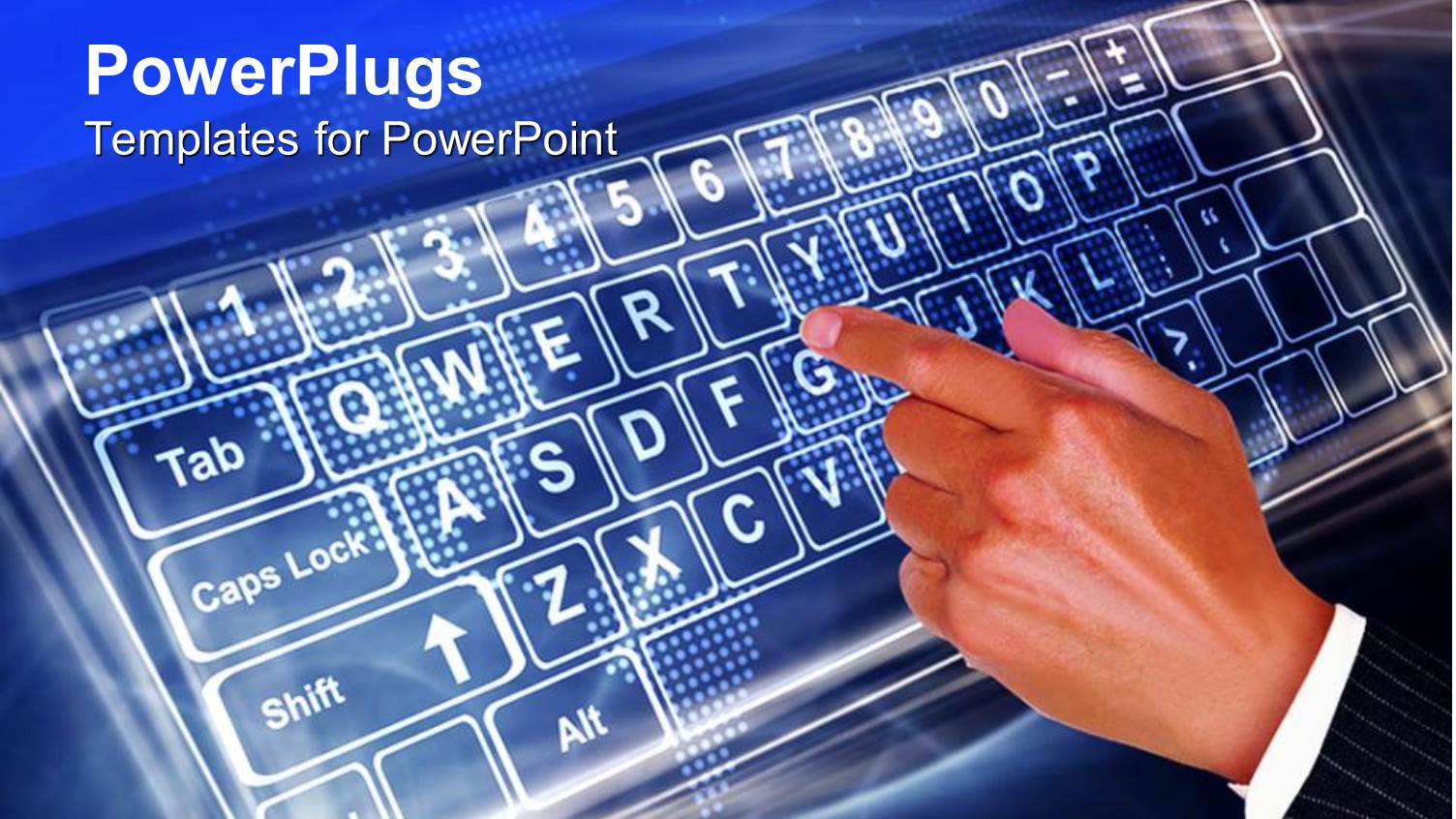 Finger Touching Keyboard, Internet, World Wide Web, it