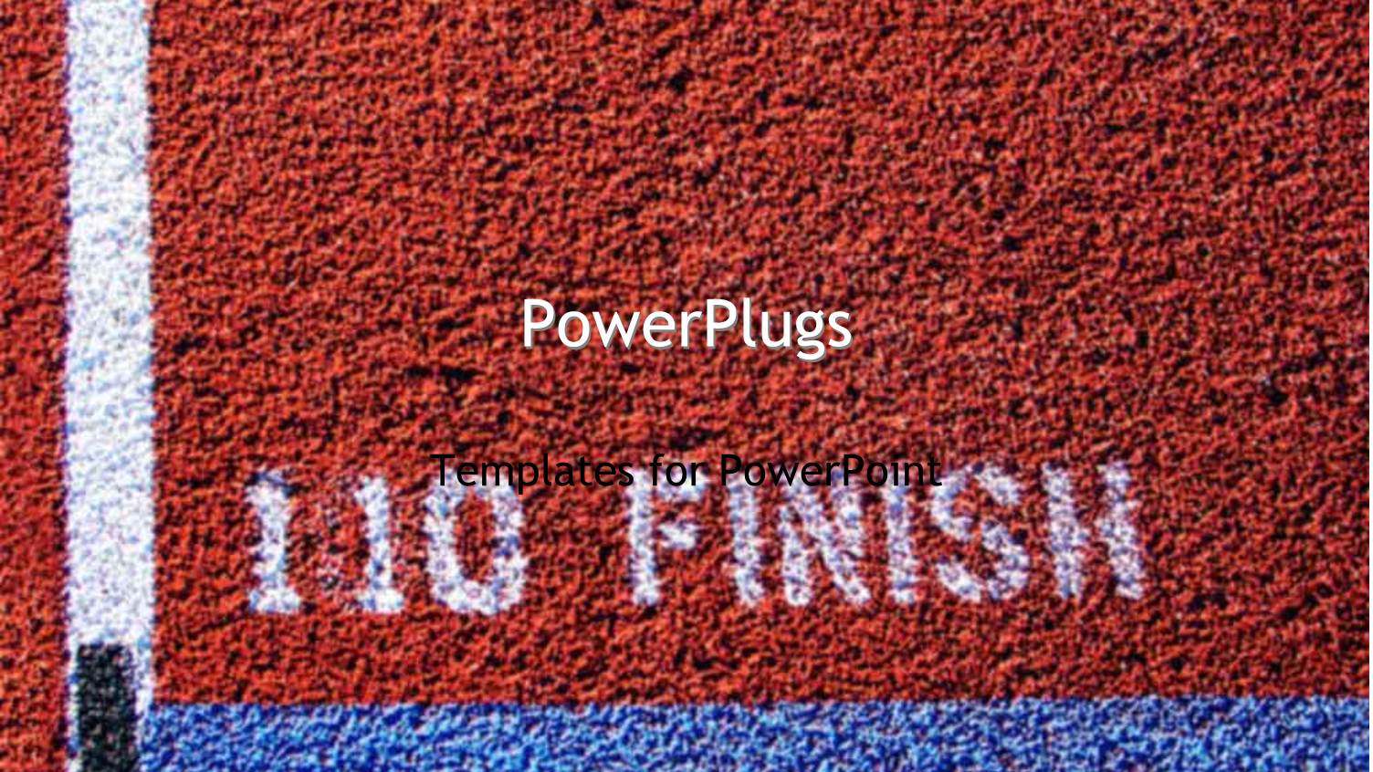 Finish Line for 110 Metres Athletic Event