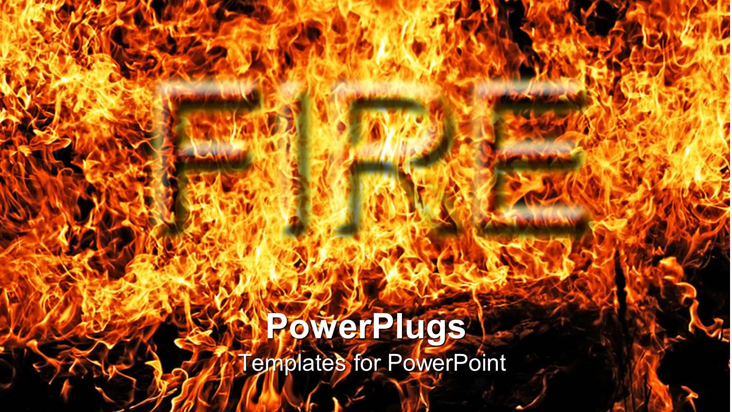 Fire Word in Flames, Digital Representation of Fire and Flames