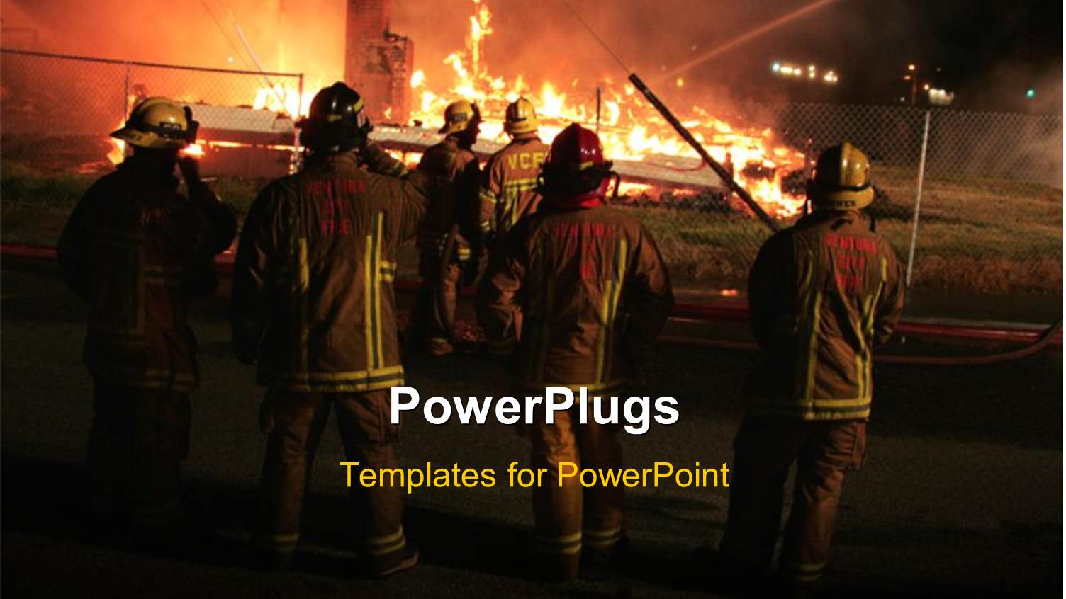 Fireman Working with Fire