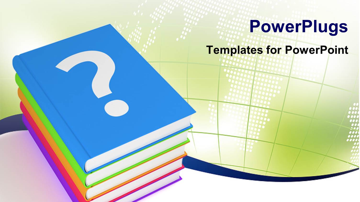 Five Colorful Books Depicting Educational Concept with Map